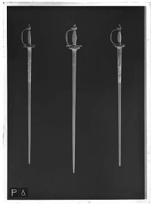 Infanteriofficersvärja, Sverige, 1700-talets mitt - Livrustkammaren - 77835-negative