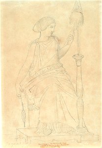 Ingres - Clotho Spinning, 1948.18