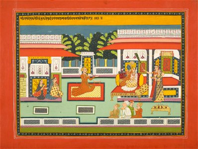 Indian School, late 18th century - Folio from the Gita Govinda. - RCIN 1005114.u - Royal Collection