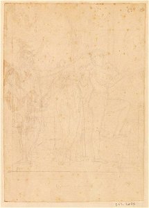 Ingres - MI.867.2074, Raphaël rencontre la Fornarina