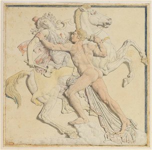 Ingres - Combat d'Amazone d'après l'Antique, 251-05