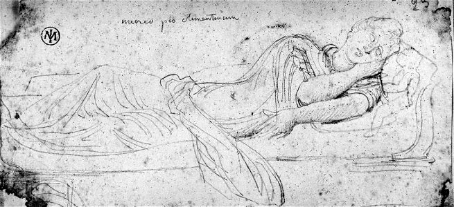 Ingres - MI.867.3406, Femme couchée sur un lit