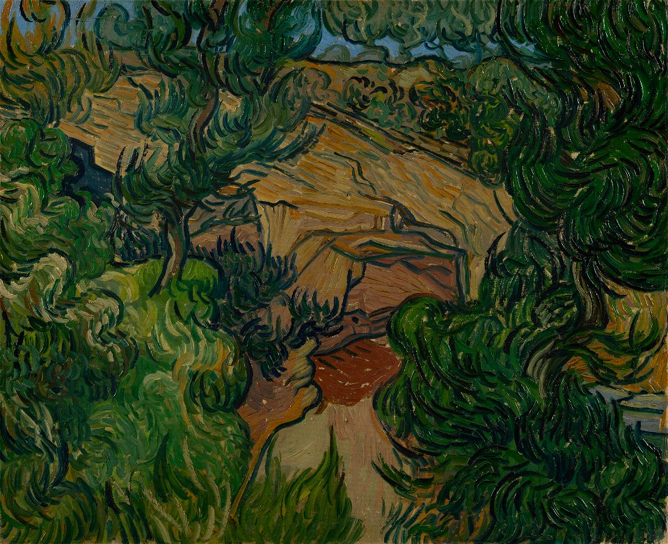 Ingang van een steengroeve - s0041V1962 - Van Gogh Museum