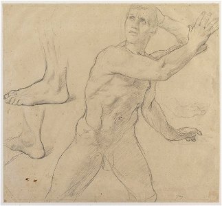 Ingres - Feuille d'études pour Oedipe et le Sphinx, 2223-03