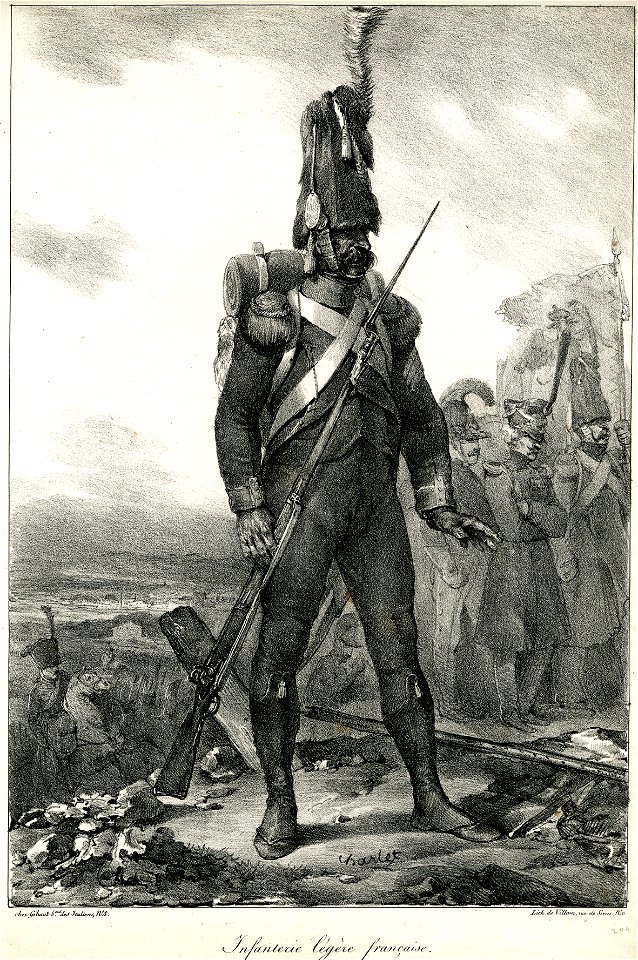 Infanterie légère française. Carabinier (BM 1855,0414.119)