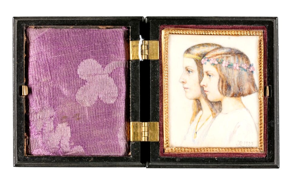 Ingeborg Andréasen-Lindborg - Loulou and Rigmor Lindborg, Editor and Author respectinely, the Artist´s Daughters, 1922 - NMB 2297 - Nationalmuseum