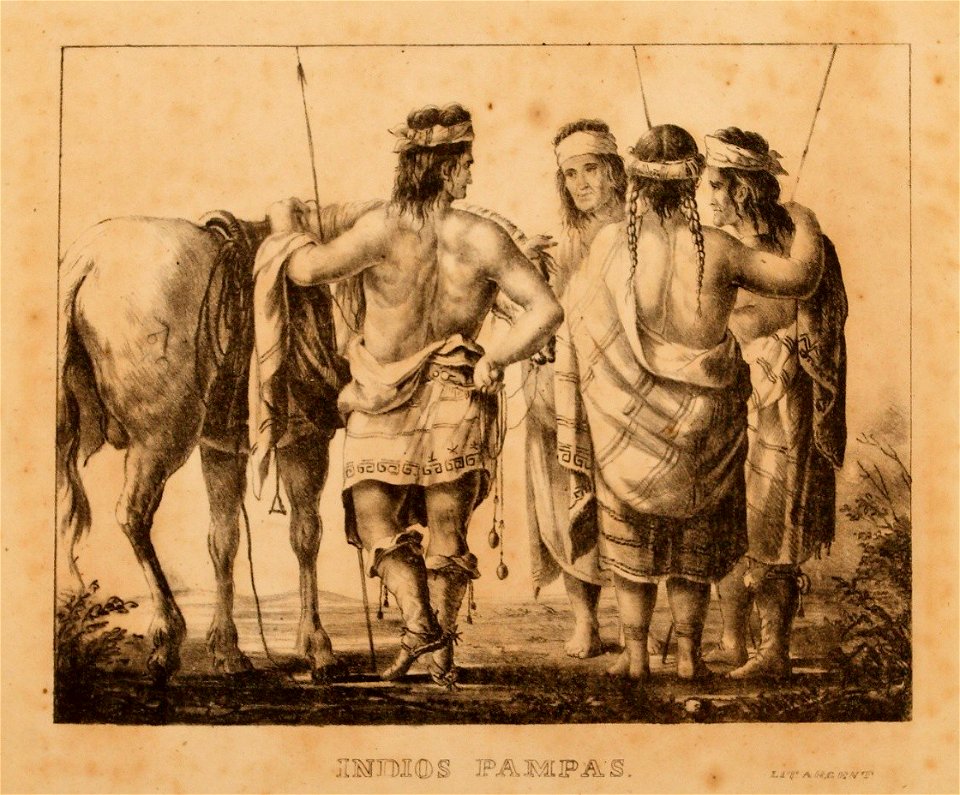 Indios pampas (Serie Ibarra) - Carlos Morel