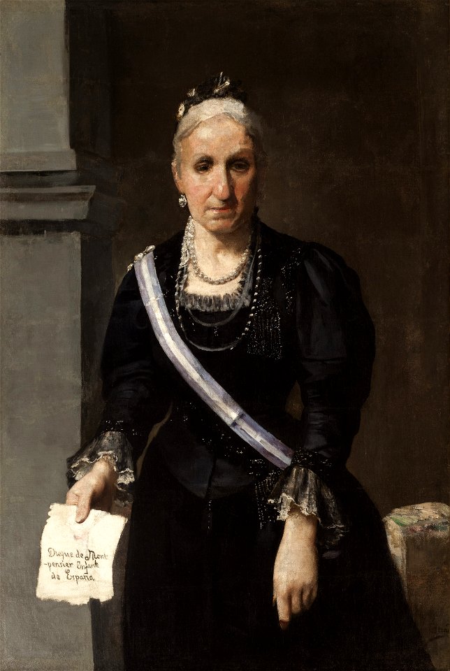 Infanta María Luisa Fernanda, duquesa consorte de Montpensier e hija del rey Fernando VII de España