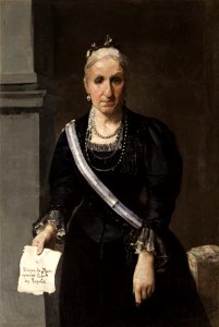 Infanta María Luisa Fernanda, duquesa consorte de Montpensier e hija del rey Fernando VII de España. Free illustration for personal and commercial use.