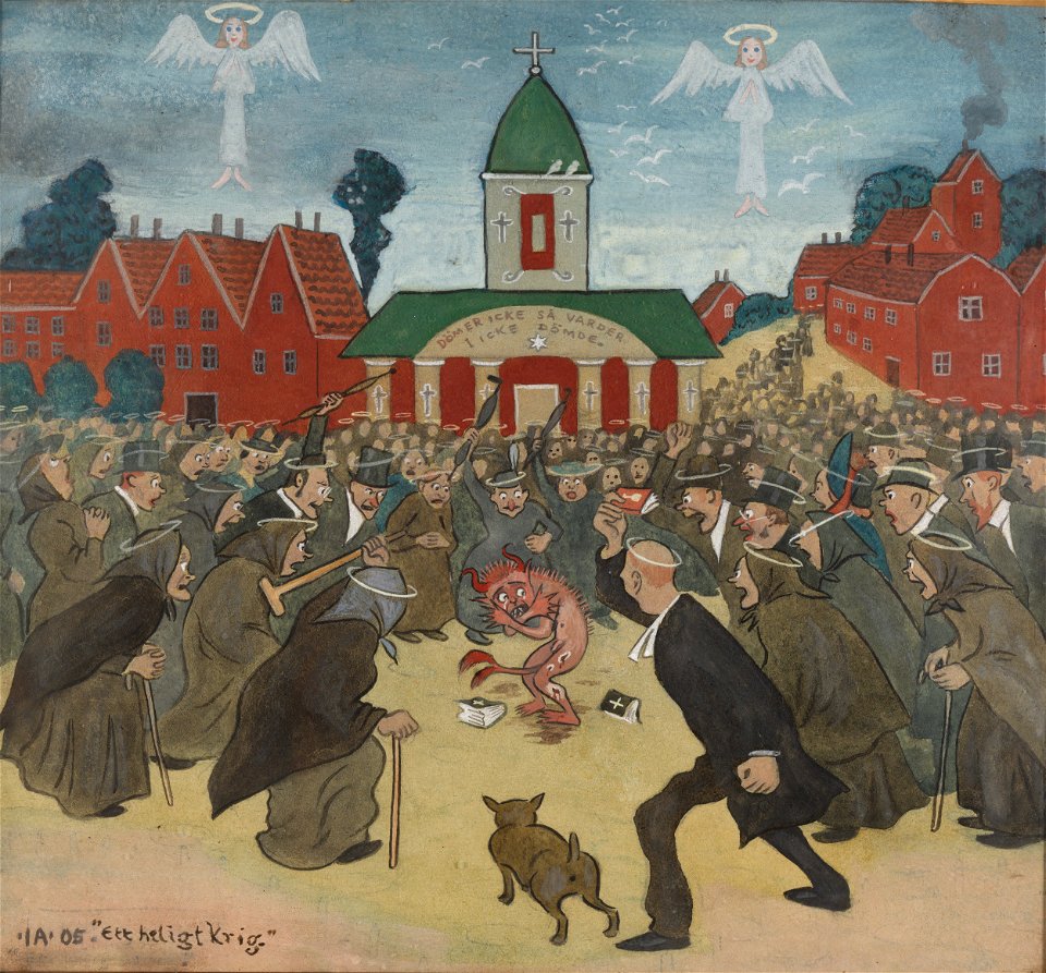 Ivar Arosenius A Holy War Thielska 18