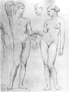 Ingres - Estudio para L'Age d'Or