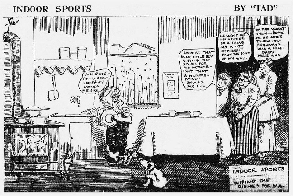 Indoor Sports - Wiping the Dishes for Ma