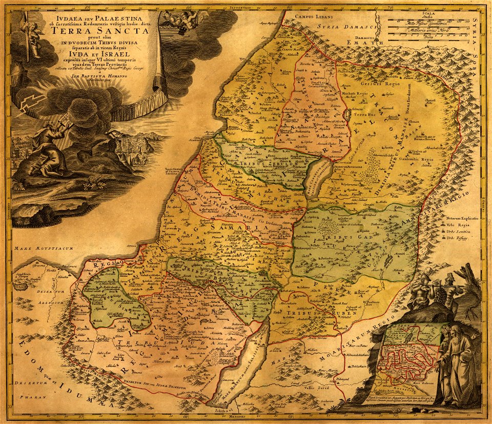 Ivdaea sev Palaestina ob sacratissima Redemtoris vestigia hodie dicta Terra Sancta. LOC 99466737