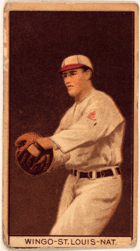 Ivey Wingo, St. Louis Cardinals, baseball card portrait LCCN2008678006