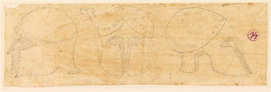 Ingres - MI.867.2159, Casque grec