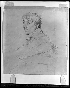 Ingres - Imitator of - Portrait of the Architect Jean-Louis Provost, 1973.175