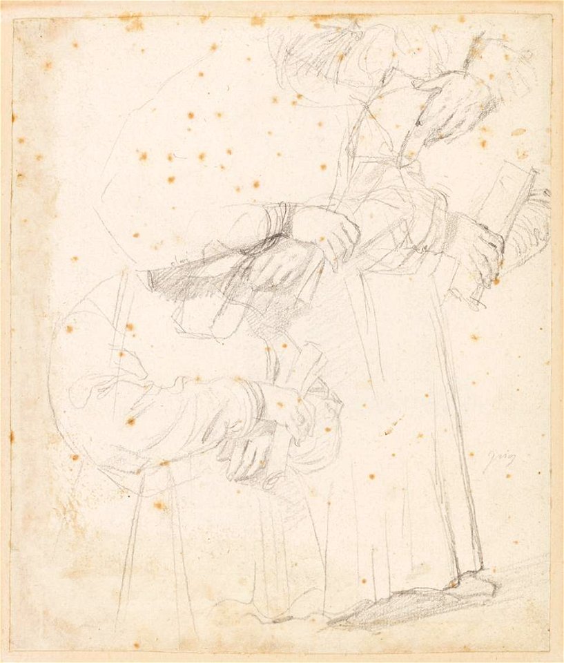 Ingres - MI.867.2056, Ecclésiastique de gauche