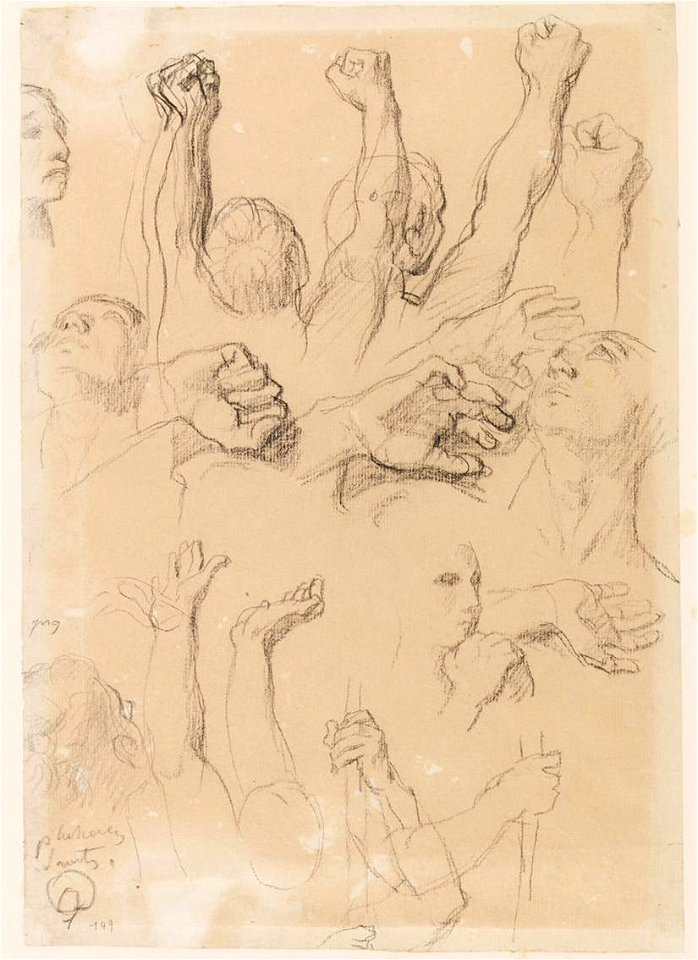 Ingres - MI.867.1968, La Pensive, le porte-enseigne