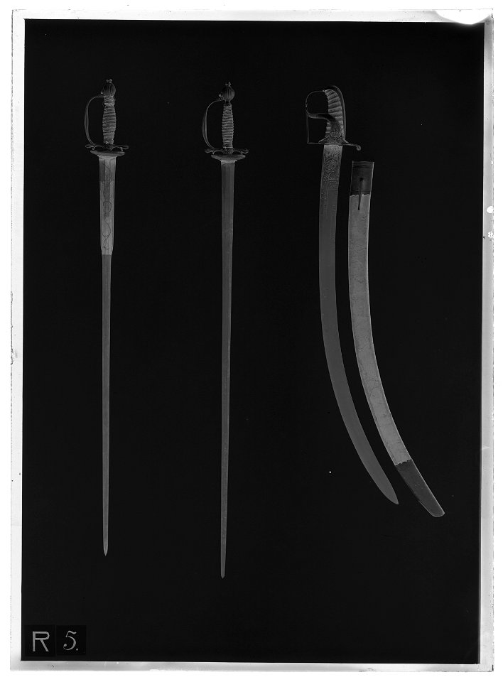 Infanteriofficersvärja, Sverige, 1800-talets början - Livrustkammaren - 43586-negative