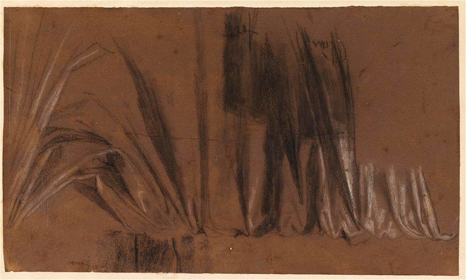 Ingres - MI.867.2434, Draperie placée dans le fond de la scène