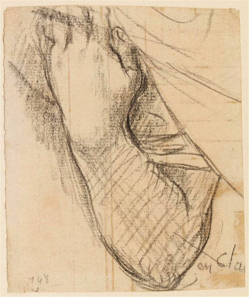 Ingres - MI.867.1898 bis, Un bras gauche plié