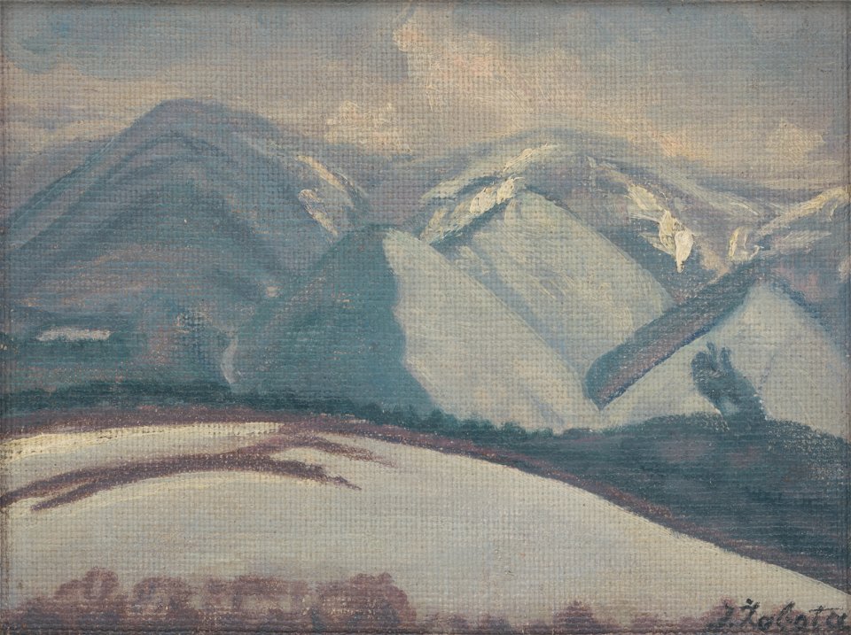 Ivan Žabota - Zasnežené hory - M 19 - Ernest Zmeták Art Gallery