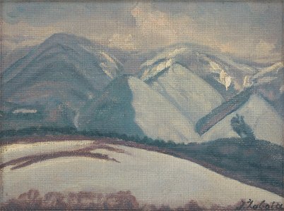 Ivan Žabota - Zasnežené hory - M 19 - Ernest Zmeták Art Gallery