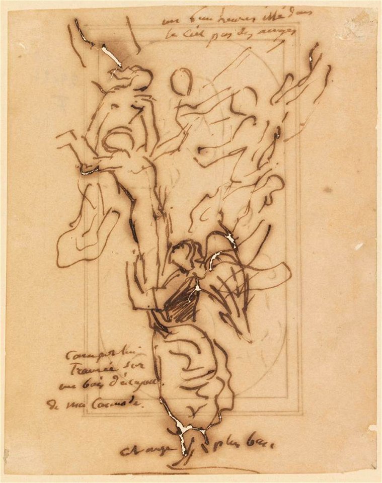 Ingres - MI.867.2703, Ensemble de la composition