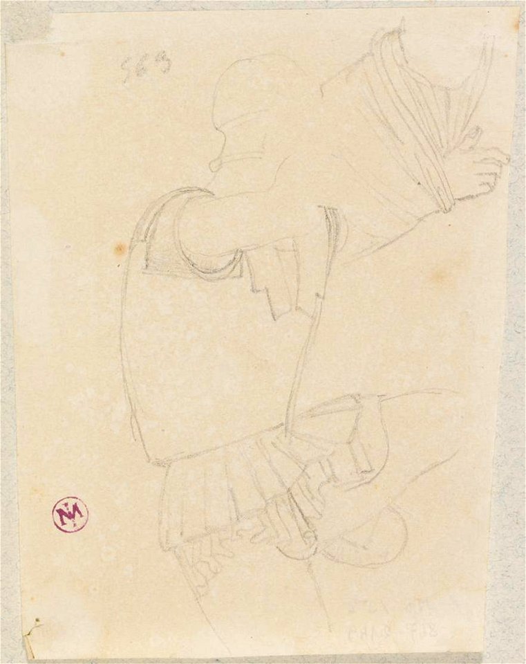 Ingres - MI.867.2149, Cuirasse d'un tireur à l'arc