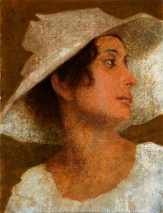 Ivan Franke - Žena s klobukom