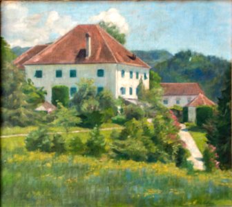 Ivana Kobilca - Gradič v sadovnjaku