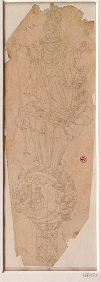 Ingres - MI.867.350, Partie supérieure du sceptre de Charles V