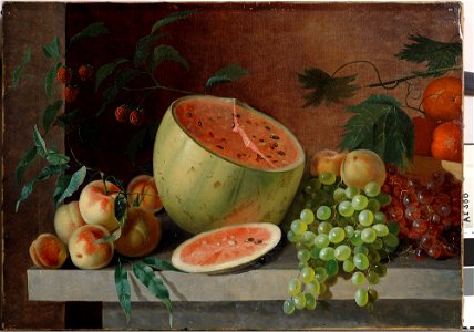 Ivan Timofejevitš Hrutski - Meloni, omenoita ja viinirypäleitä - A I 300 - Finnish National Gallery