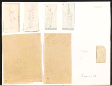 Ingres - MI.867.3475, Sophonisbe et une étude d'architecture