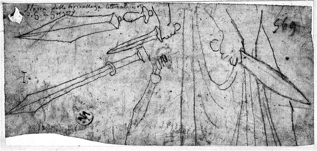 Ingres - MI.867.2155, Epées grecques