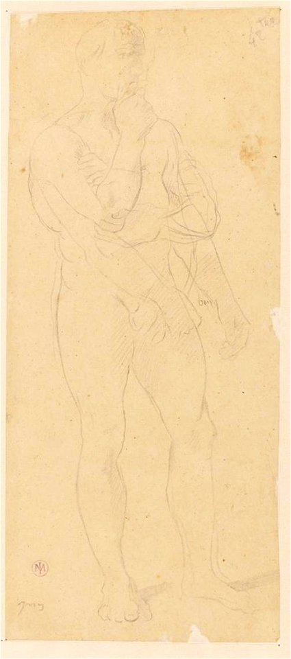 Ingres - MI.867.1916, Spectateur de gauche