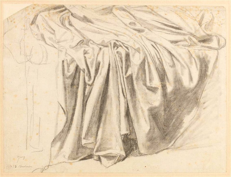 Ingres - MI.867.2292, Couverture sur le lit