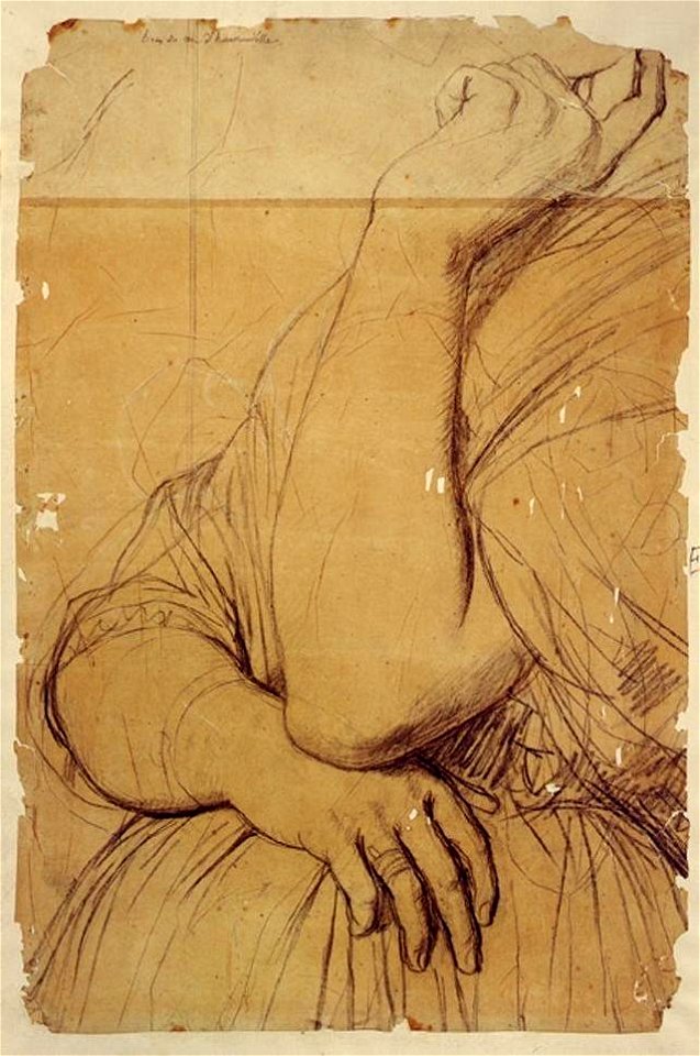 Ingres - MI.867.262, Madame d'Haussonville (ses bras)