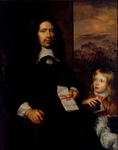 J. Mijtens - Albert van Nierop (1600-1676) en zijn kleinzoon Albert Schas (1656-1719) - C142 - Cultural Heritage Agency of the Netherlands Art Collection