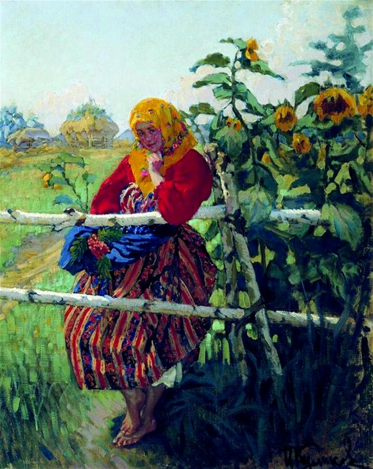 Ivan Kulikov At the outskirts 1913
