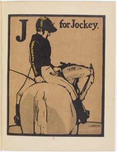 J for Jockey - An Alphabet by William Nicholson (1899)