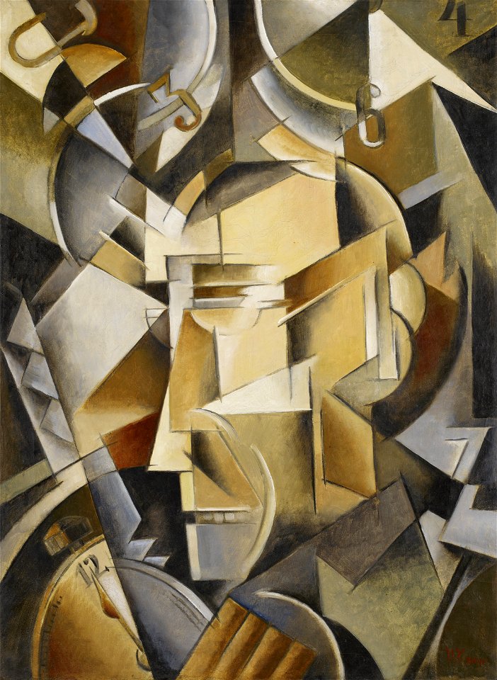 Ivan Vasilievich Kliun - The Clockmaker (Der Uhrmacher- L'horloger) - 2007.85 - Minneapolis Institute of Arts
