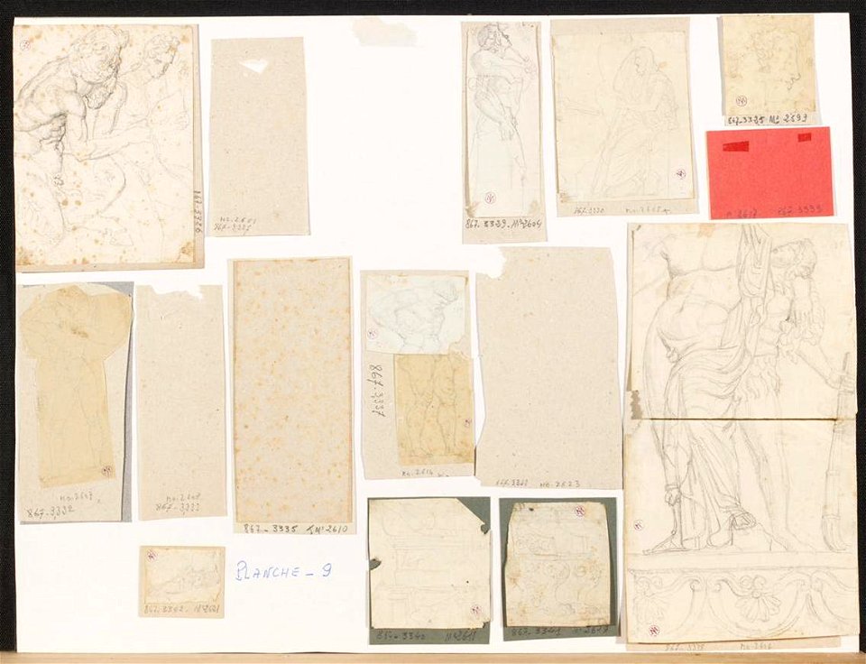 Ingres - MI.867.3340, Lit antique