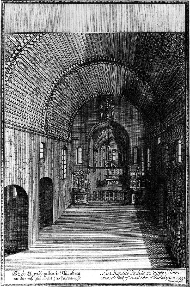 J. A. Delsenbach St. Klara Nuernberg 1725