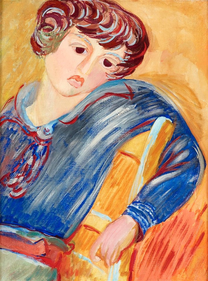 Iván in Blue Sailor Shirt