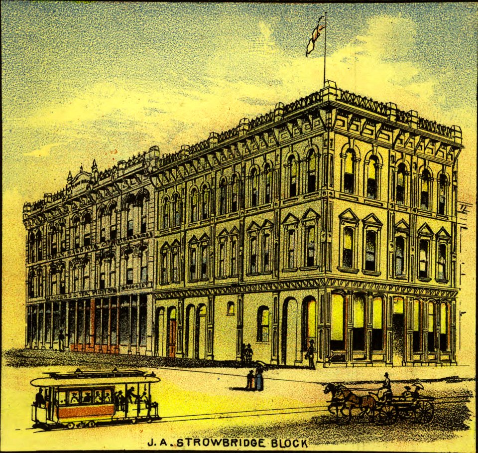 J.A. Strowbridge Block (Clohessy and Strengele, 1890)