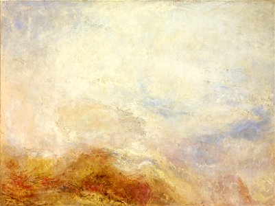 J. M. W. Turner - A mountain scene, Val d'Aosta - Google Art Project