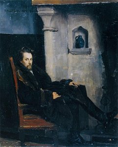 J P Laurens portrait de Georges Diéterle 1896