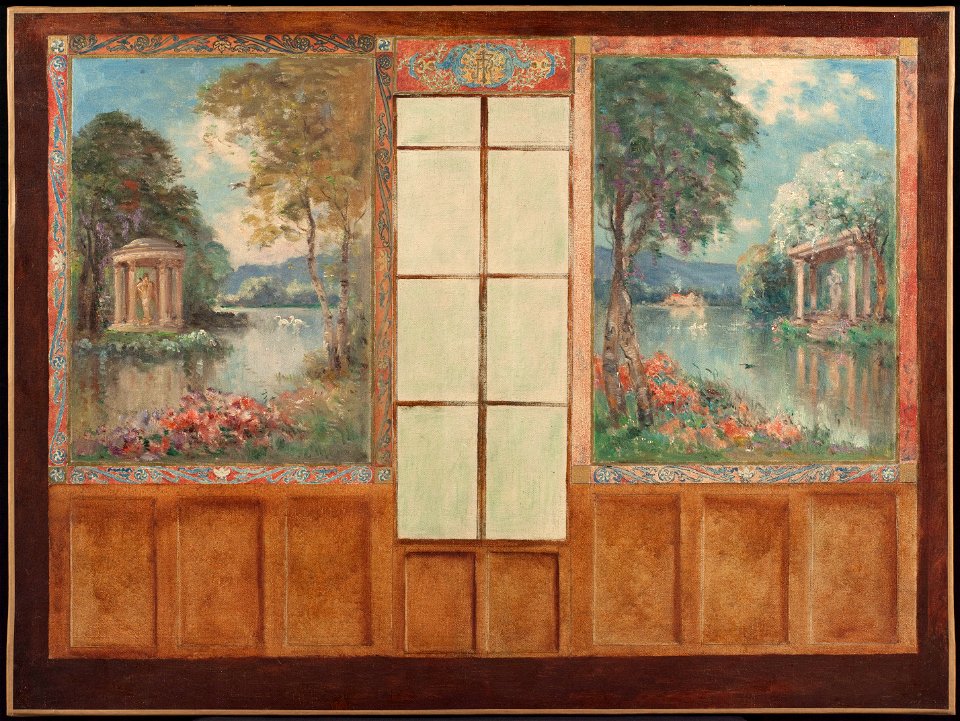 Iwill - Esquisse pour la mairie de Joinville-le-Pont , Le lac d'amour - PPP3715 - Musée des Beaux-Arts de la ville de Paris