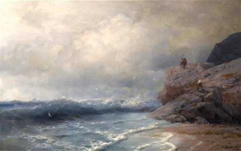 Ivan Konstantinovich Aivazovsky - A ship in peril, 1894